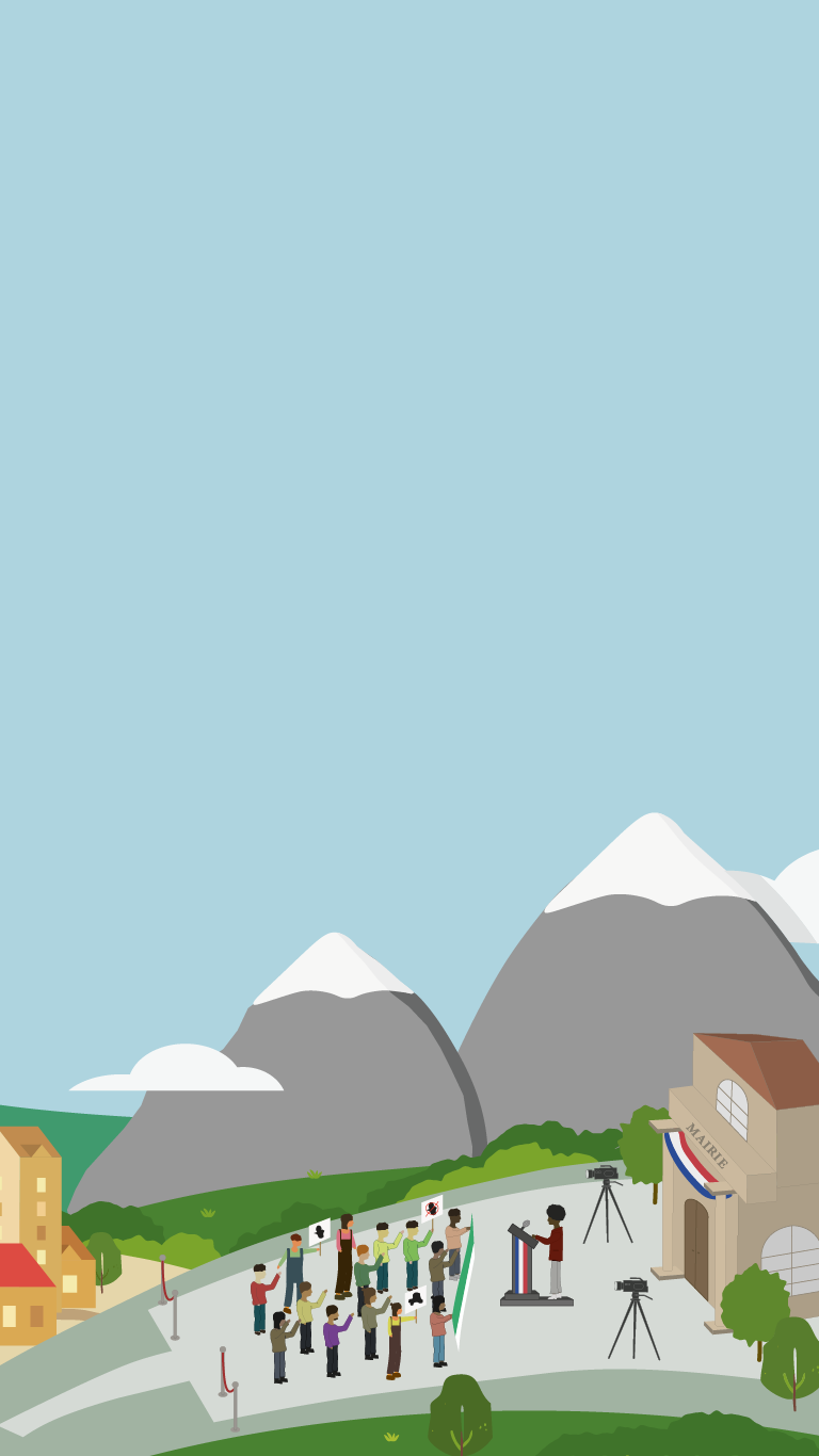 Illustration agriculture et politique